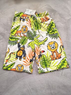 Boys NWT LC Waikiki Jungle Print Shorts 9 10